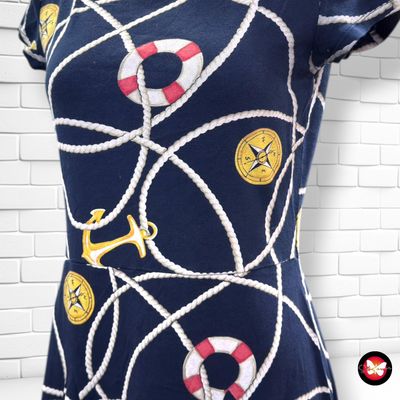 **HOY** Vestido marinero LAUREN RALPH LAUREN color Azul marino Talla S