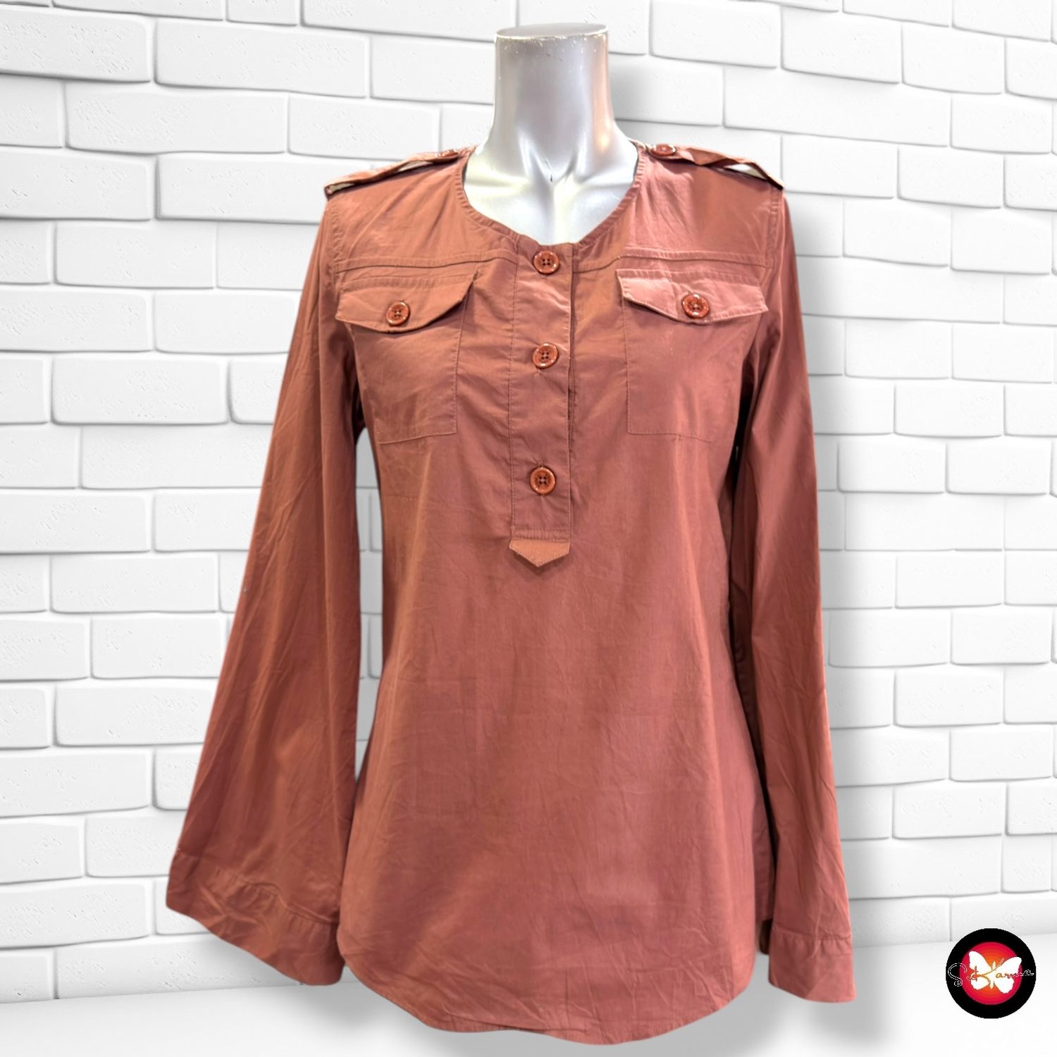 **HOY** Blusa de manga larga KOOKAÏ color Teja Talla 36