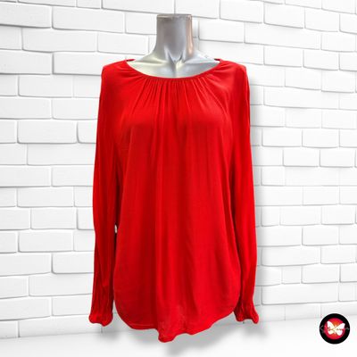 **HOY** Blusa de manga larga  TOMMY HILFIGER color Rojo Talla 40 (10USA)
