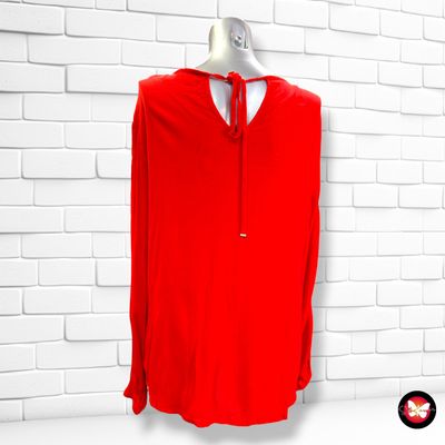**HOY** Blusa de manga larga  TOMMY HILFIGER color Rojo Talla 40 (10USA)