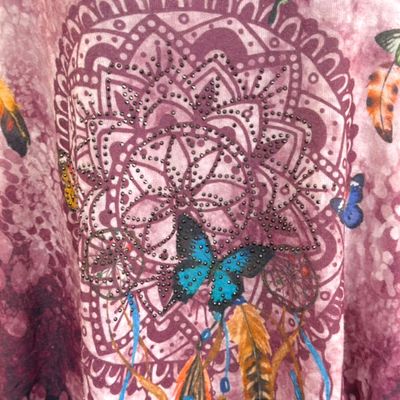 **HOY** Jersey de manga larga con blusa PIMENT ROUGE color Granate y blanco Talla L