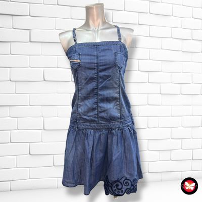 **HOY** Vestido de tirantes DIESEL color Azul vaquero Talla S