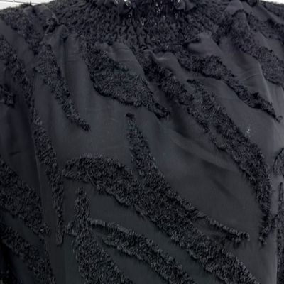 **HOY** Vestido de noche de manga larga BISOU’S PROJECT color Negro Talla S