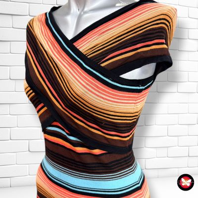 **HOY** Vestido de punto escote barco cruzado MORGAN color Varios Talla S