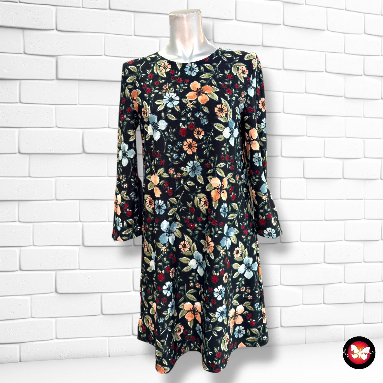 **HOY** Vestido estampado flores MANGO color Varios Talla XS