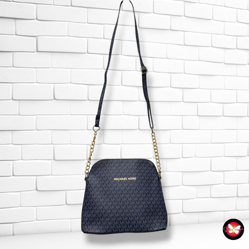 Bolso bandolera (réplica)  color Negro y gris Talla PEQUEÑO