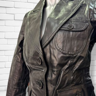 **HOY** Cazadora de piel color Negro Talla M