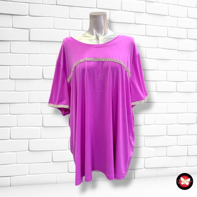 **HOY** Camiseta de manga corta con brillo ALFREDO PAULY color Morado Talla 50