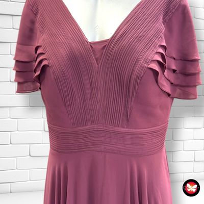 **HOY** Vestido largo de fiesta DONDORCA color Uva Talla 44