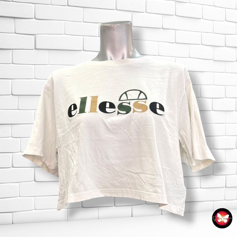 **HOY** Camiseta cropped de manga corta ELLESSE color Blanco Talla 40