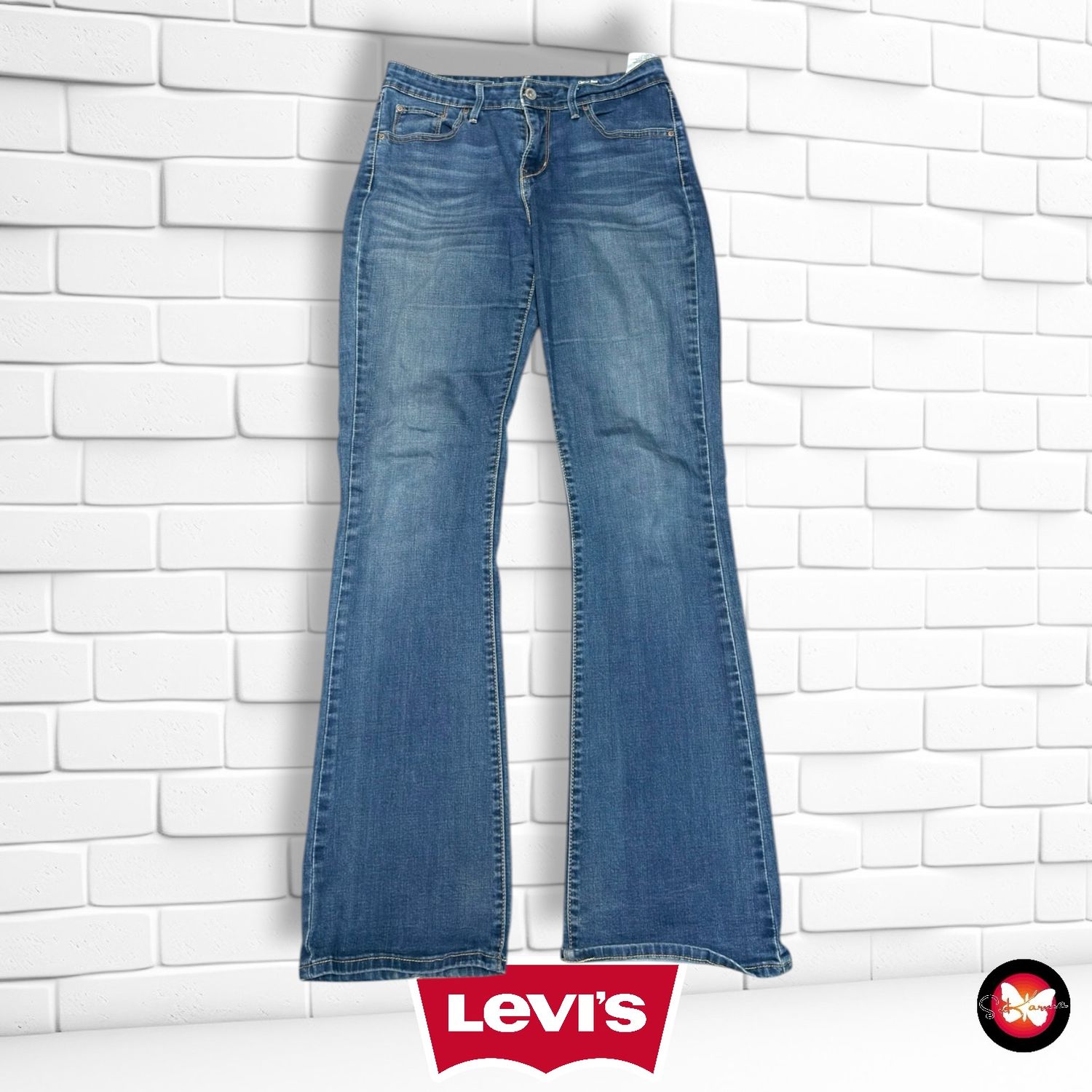 **HOY** Pantalón DEMI CURVE LEVI’S color Azul vaquero Talla M/L (W29)