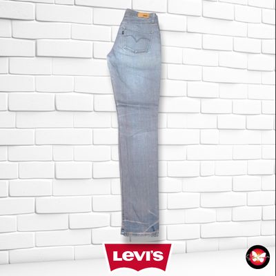 **HOY** Pantalón HIGH RISE SKINNY LEVI’S color Gris vaquero Talla XS (W25)