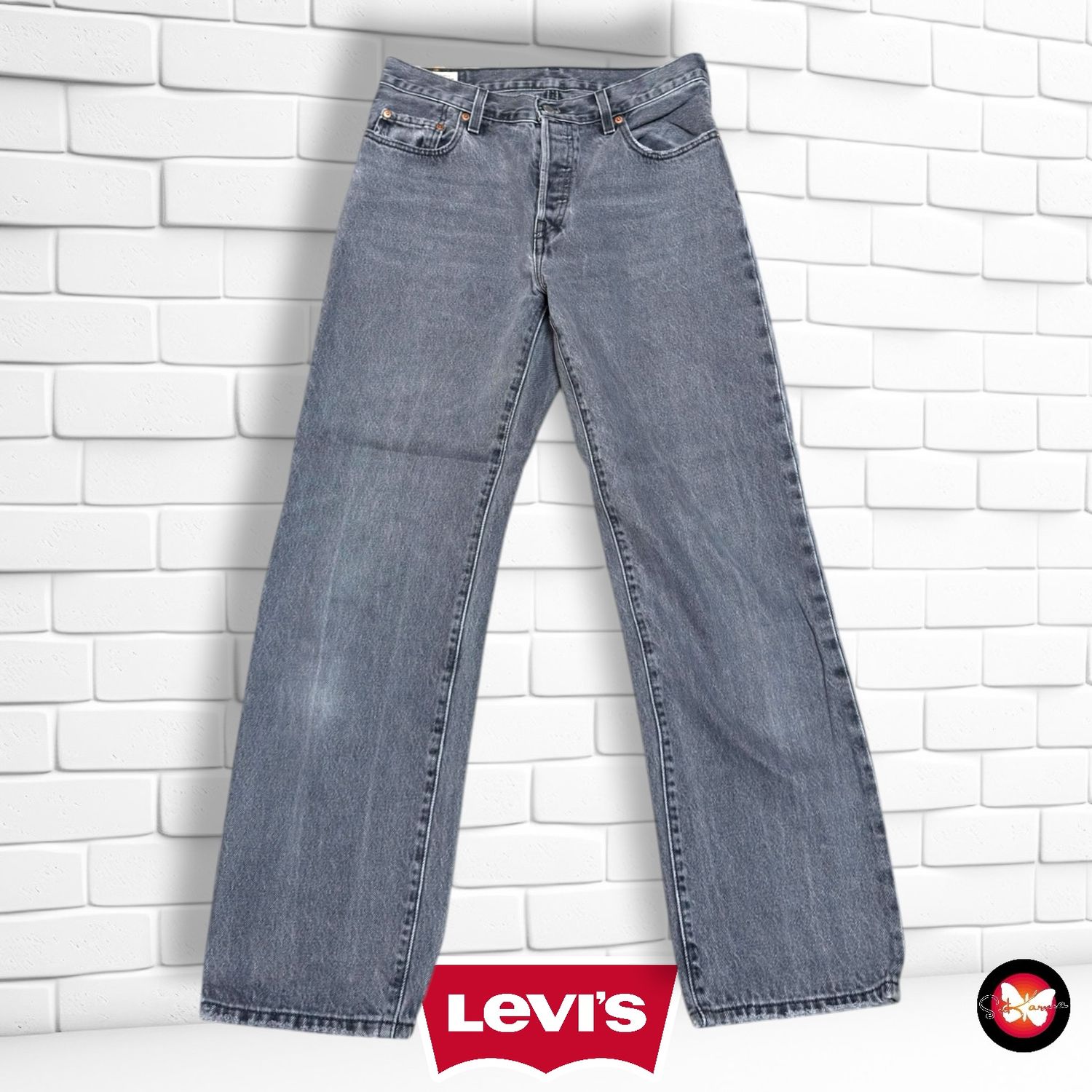 **HOY** Pantalón 501 LEVI’S color Gris vaquero Talla M (W28 L30)