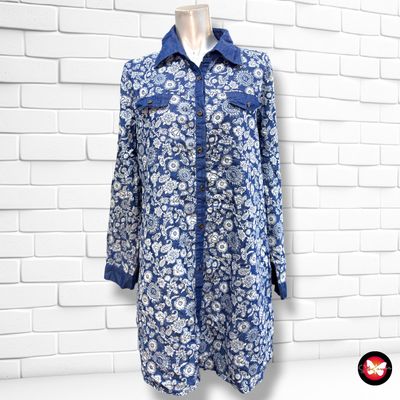 **HOY** Camisola vaquera color Azul y blanco Talla XL