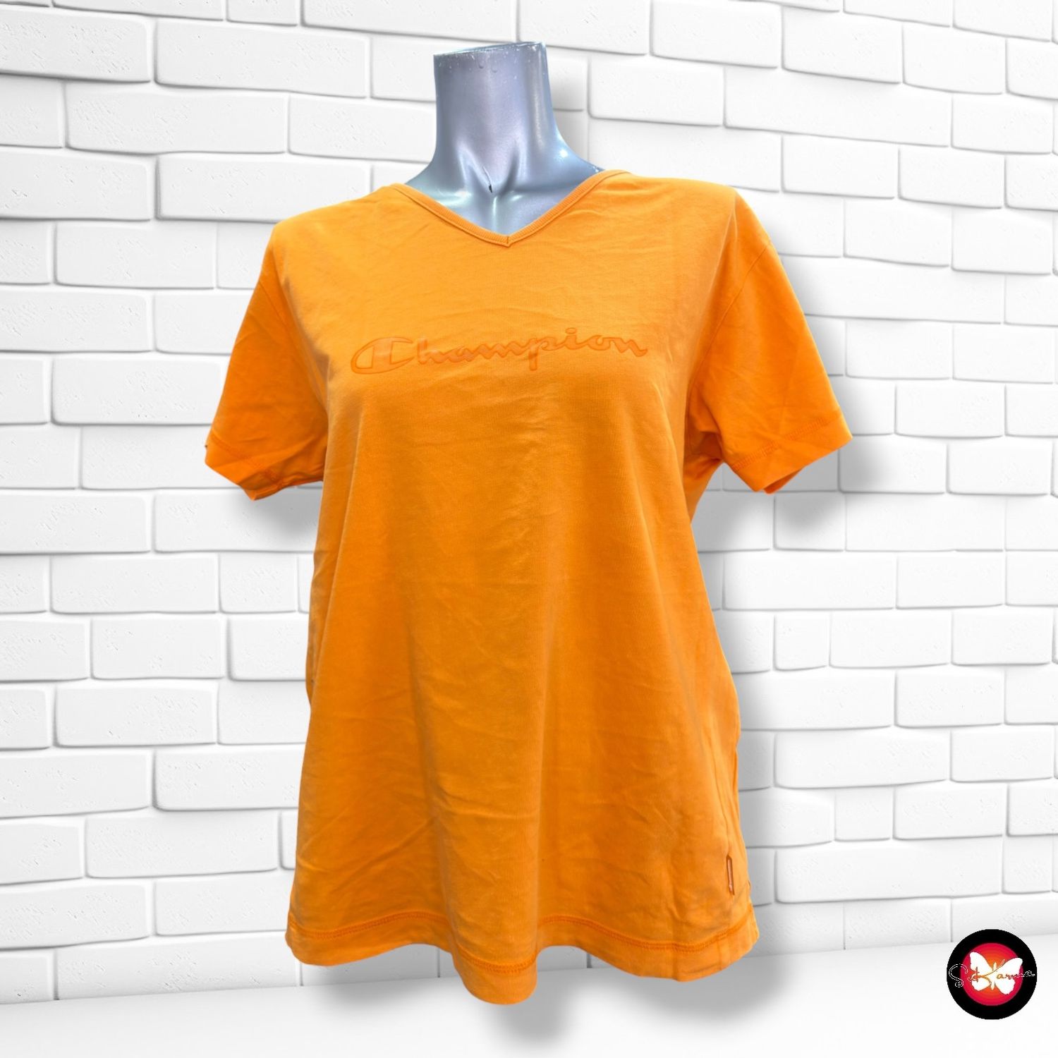 Camiseta de manga corta CHAMPION color Naranja Talla XL