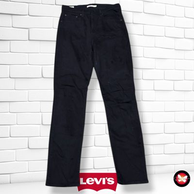 **HOY** Pantalón 724 HIGH RISE STRAIGHT LEVI’S color Negro Talla L (W31)