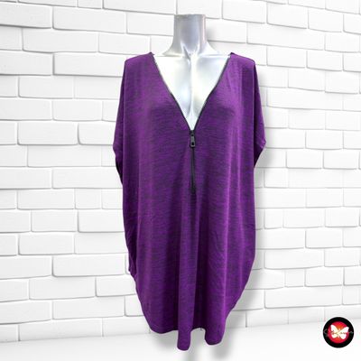 **HOY** Blusa con cremallera BODY FLIRT color Morado Talla 48/50