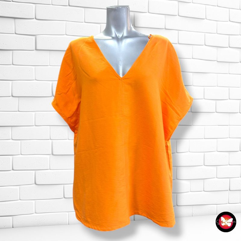 **HOY** Blusa de manga corta PRIMARK color Naranja Talla 42 (grande)