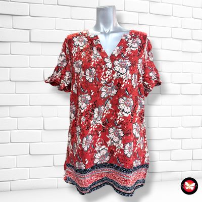 **HOY** Blusa de manga corta estampada ADAGIO color Varios Talla 44