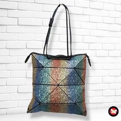 **HOY** Bolso de hombro multi-forma con purpurina  color Varios Talla MEDIANO