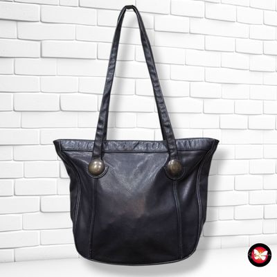**HOY** Bolso de hombro de piel PASCAL color Negro Talla MEDIANO