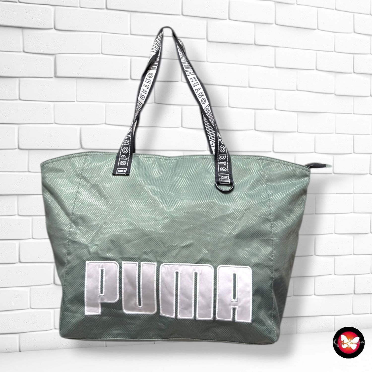 **HOY** Bolso de hombro de tela PUMA color Verde Talla GRANDE