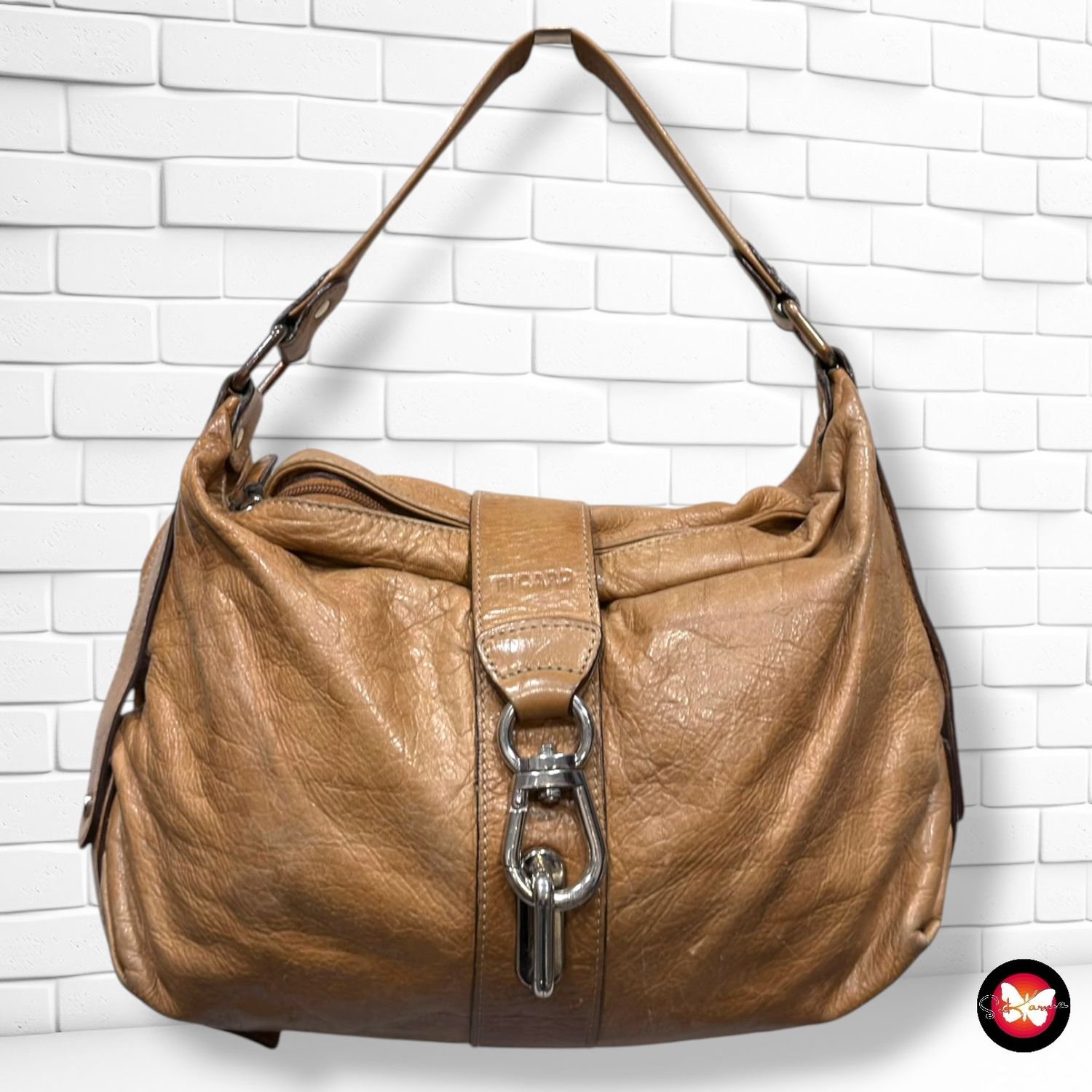 **HOY** Bolso de hombro de piel PICARD color Marrón Talla MEDIANO