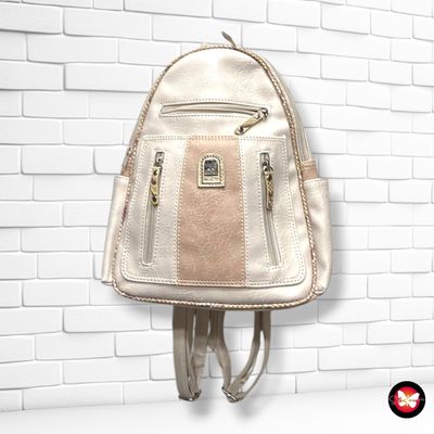 **HOY** Mochila de piel sintética  color Beige Talla MEDIANO