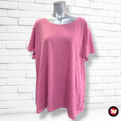 **HOY** Camiseta básica de manga corta DECATHLON color Rosa Talla XXL