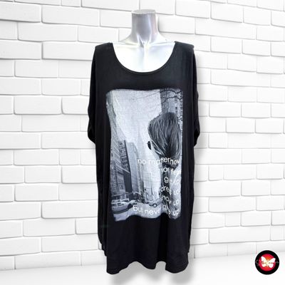 **HOY** Camiseta de manga corta YESSICA color Negro Talla 4XL