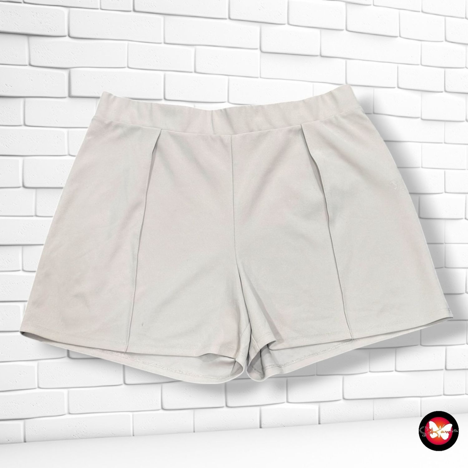 **HOY** Short de vestir H&amp;M color Beige Talla XL