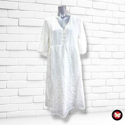 **HOY** Vestido premamá ONLY color Blanco Talla XL