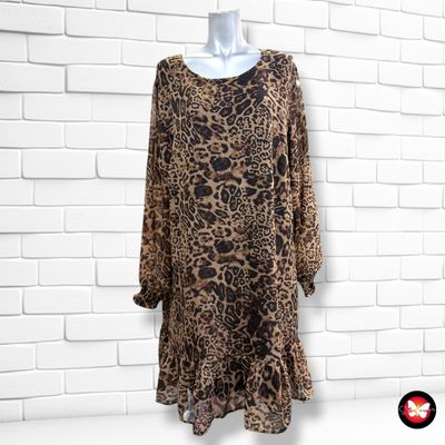 **HOY** Vestido animal print B.YOUNG color Marrón Talla 42
