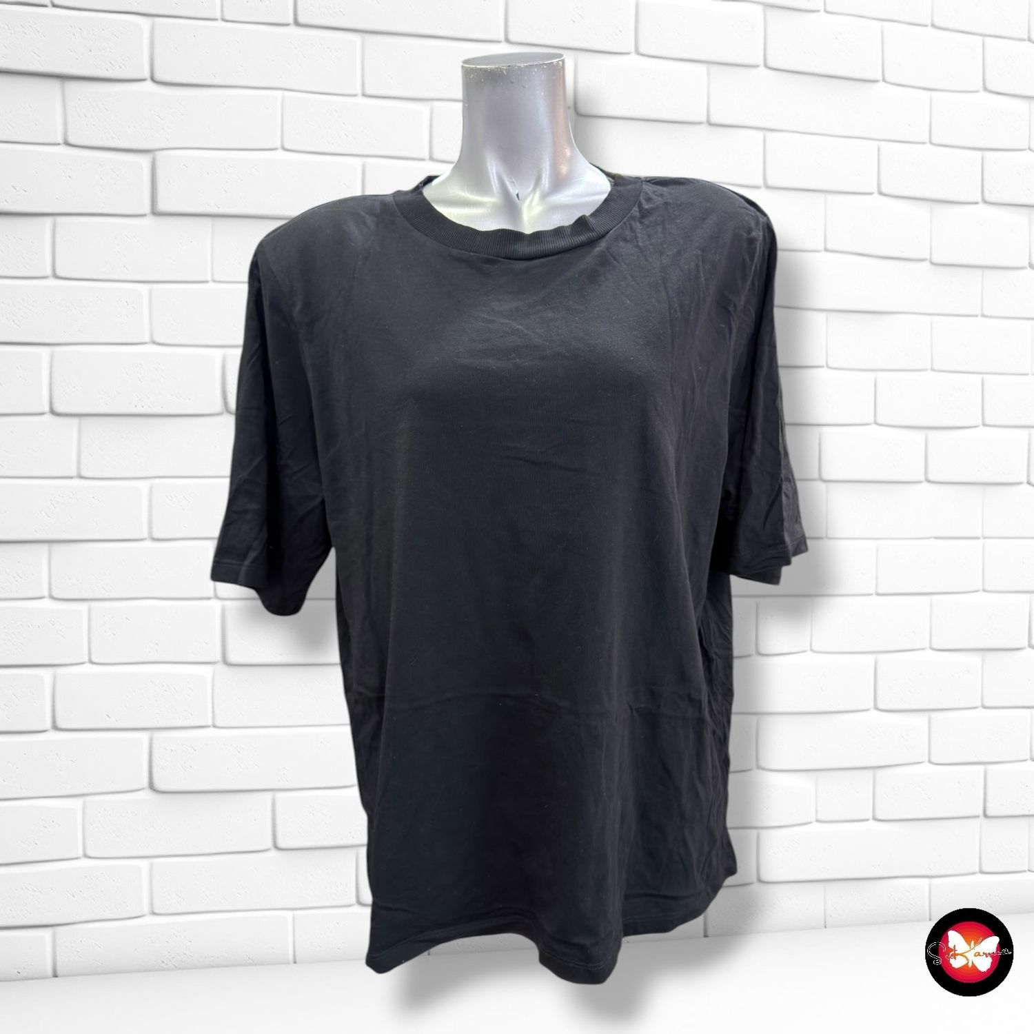 **HOY** Camiseta con hombreras ASOS color Negro Talla 46
