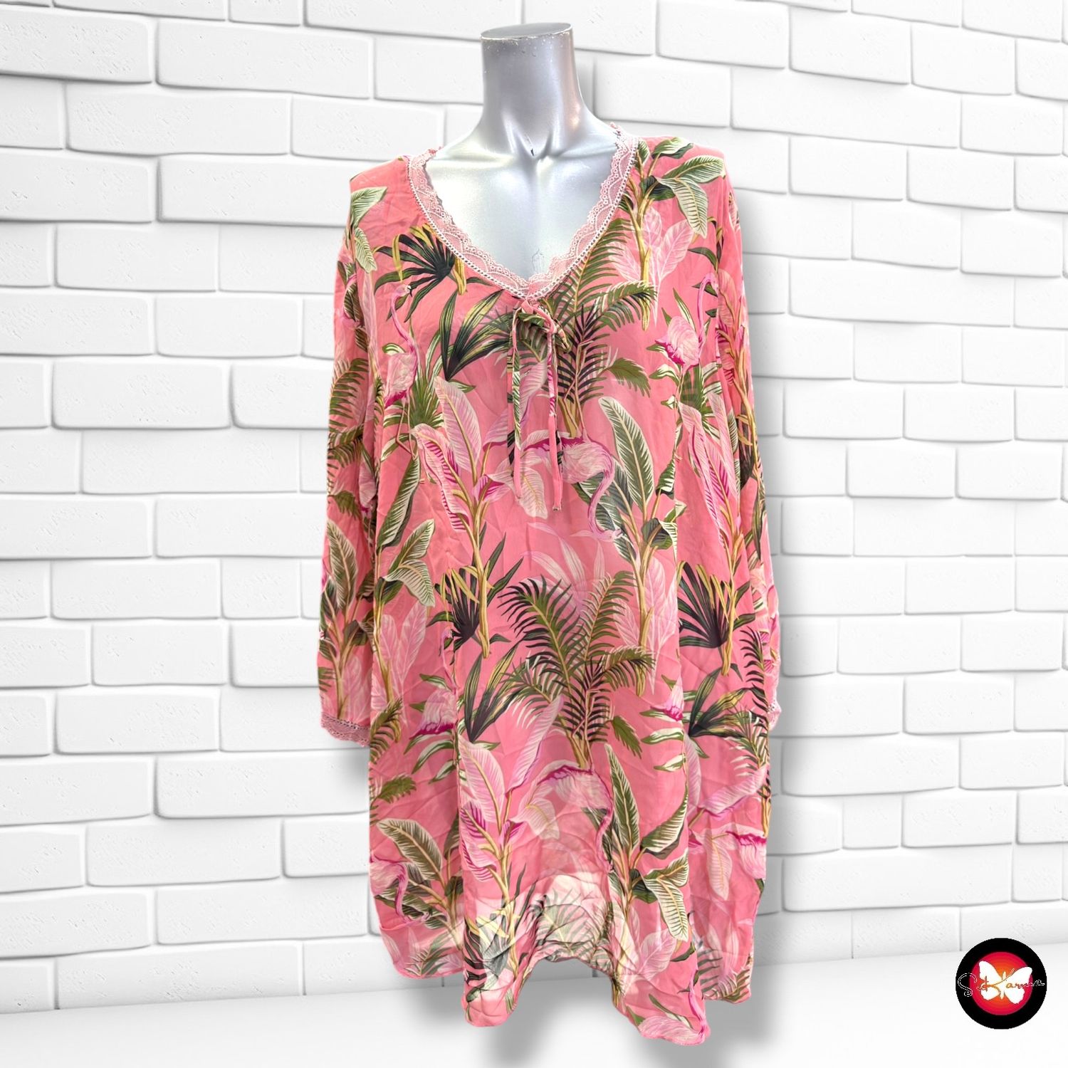 **HOY** Blusa playera JANINA color Rosa y varios Talla 2XL