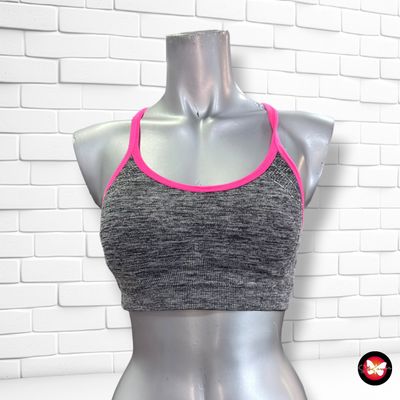 **HOY** Top deportivo HEMA color Gris y rosa Talla M
