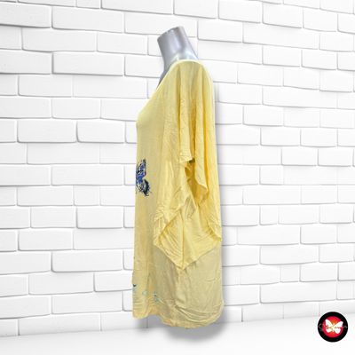 **HOY** Camiseta corte mariposa  color Amarillo Talla ÚNICA GRANDE