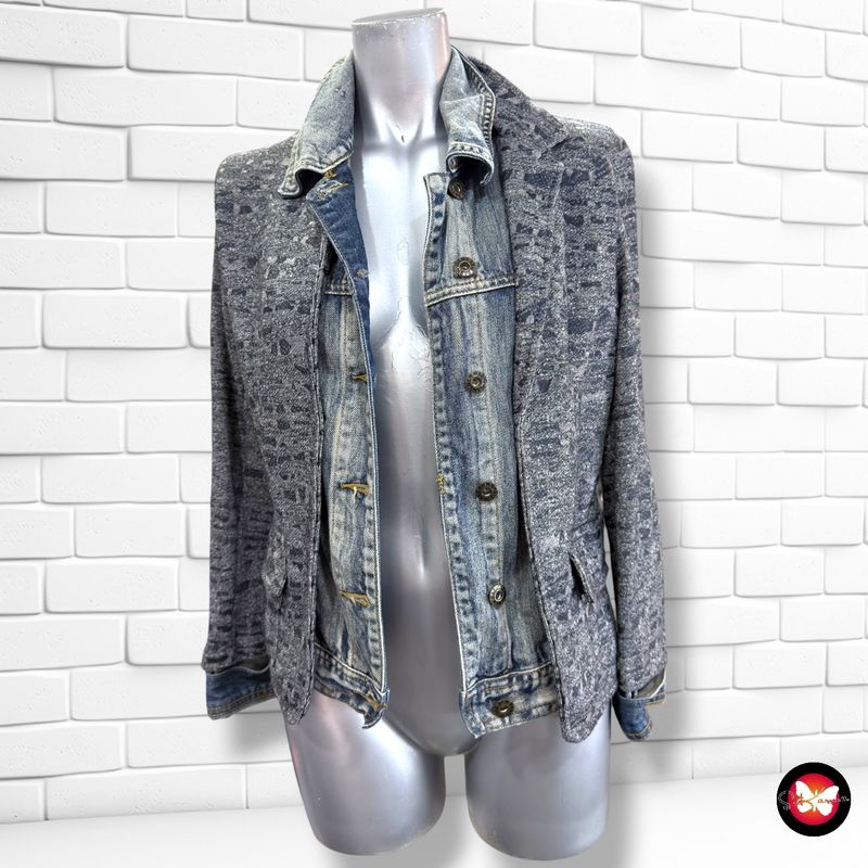 **HOY** Cazadora tipo blazer AMÉLIE &amp; AMÉLIE color Azul vaquero y gris Talla S
