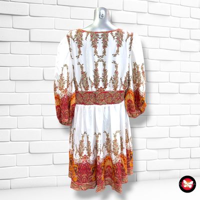 **HOY** Vestido túnica SHEIN CURVE color Blanco y varios Talla 1XL