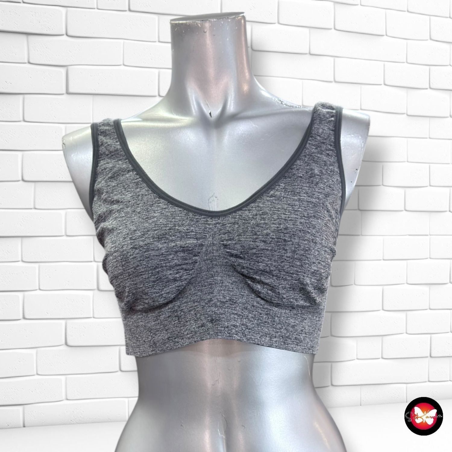 **HOY** Top deportivo  color Gris Talla XL