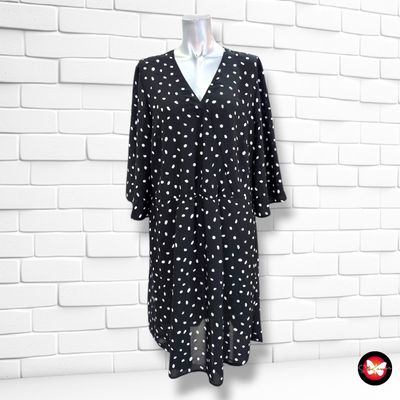 **HOY** Vestido de lunares ROCK YOUR CURVES by Angelina Kirsch  color Negro y blanco Talla 44/46