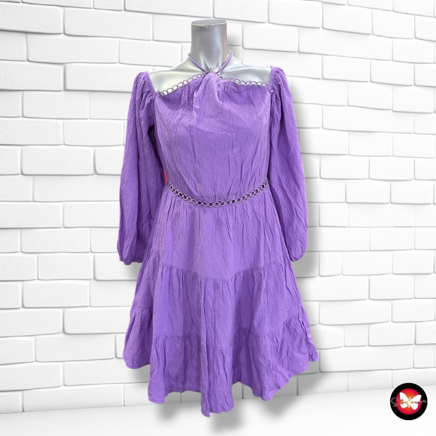 **HOY** Vestido escote barco RACHEL ARAZ color Lila Talla 38