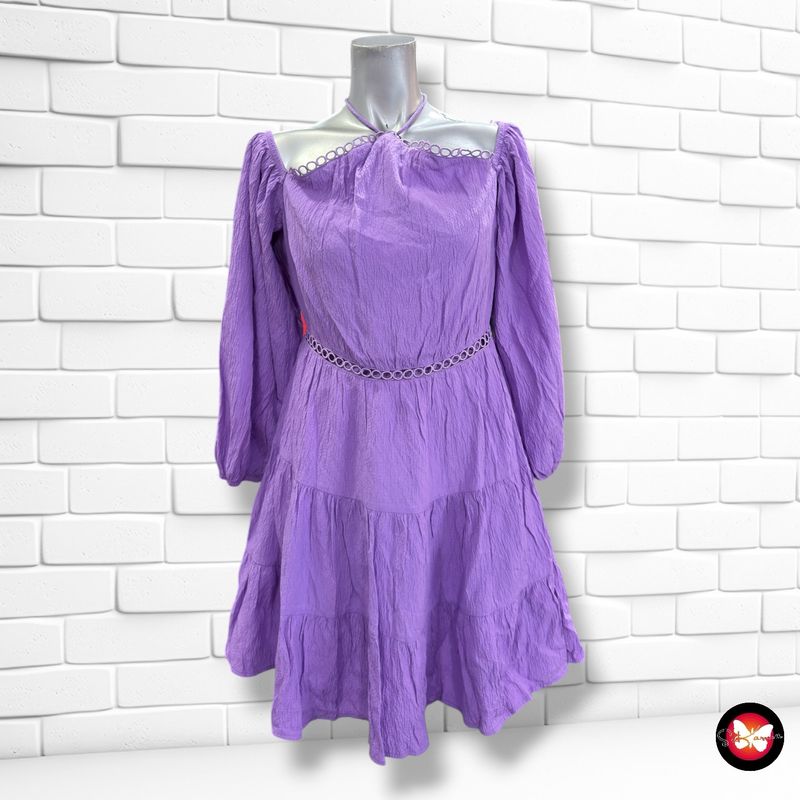 **HOY** Vestido escote barco RACHEL ARAZ color Lila Talla 38