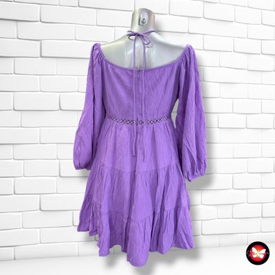 **HOY** Vestido escote barco RACHEL ARAZ color Lila Talla 38