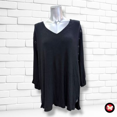 **HOY** Jersey corte mariposa JEAN MARC PHILIPPE color Negro Talla 48