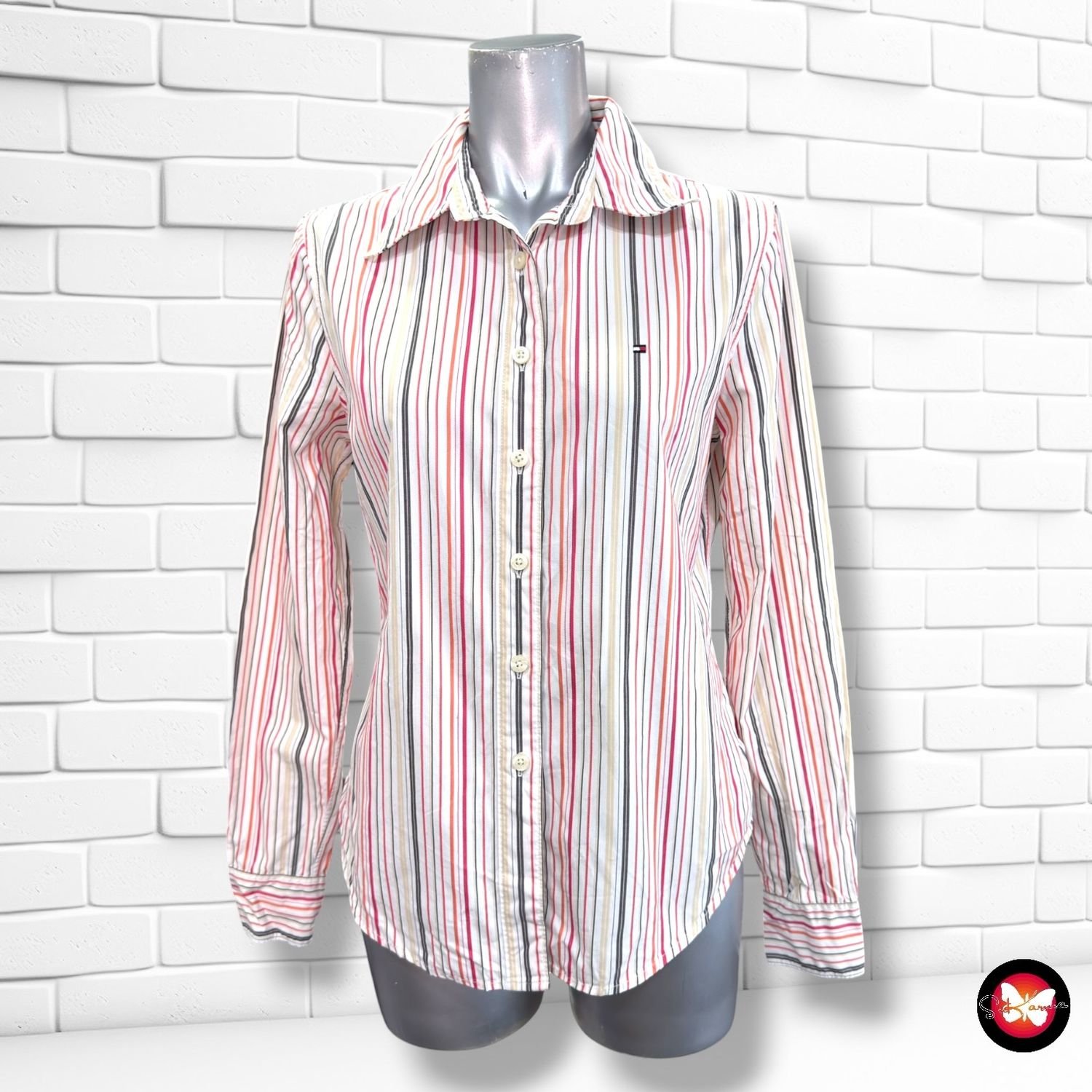 **HOY** Camisa de manga larga de rayitas TOMMY HILFIGER color Varios Talla 36 (6USA)