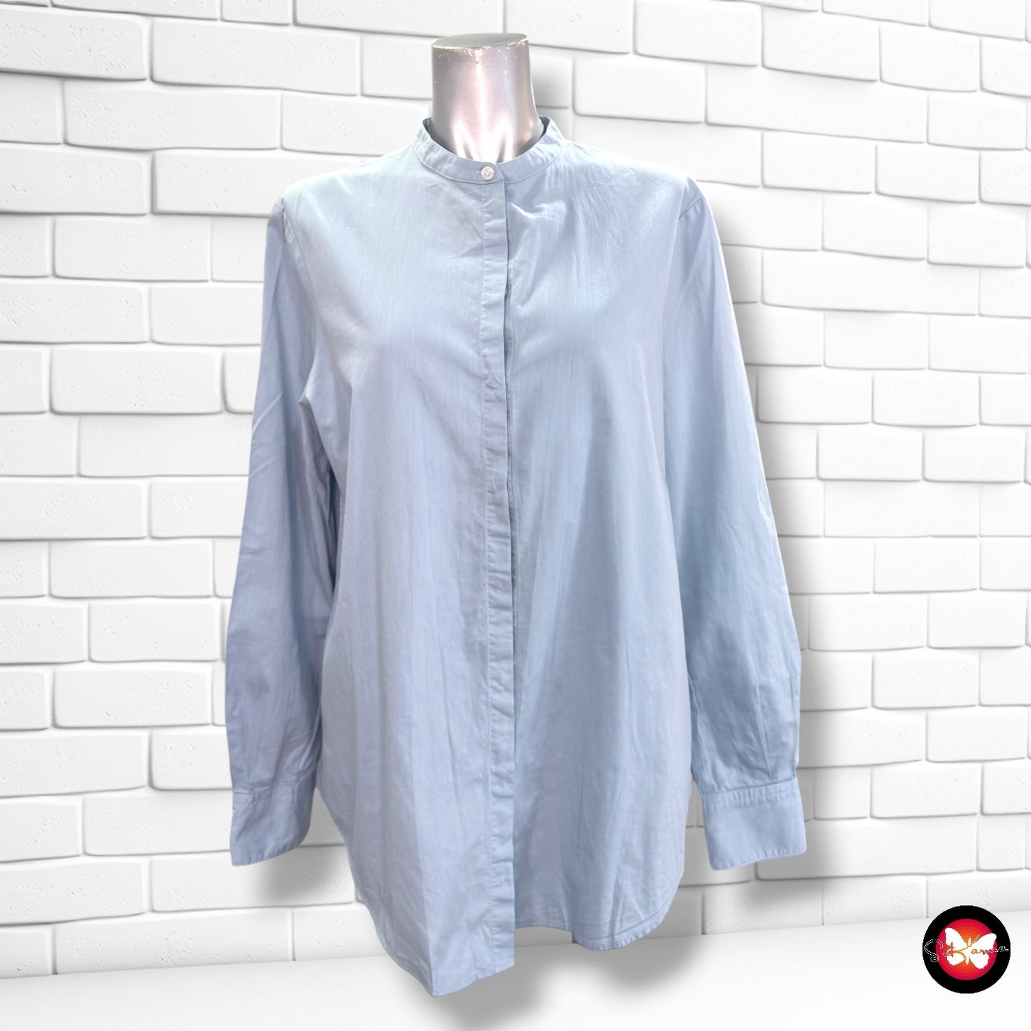 **HOY** Camisa cuello mao de manga larga HUGO BOSS color Celeste Talla 40