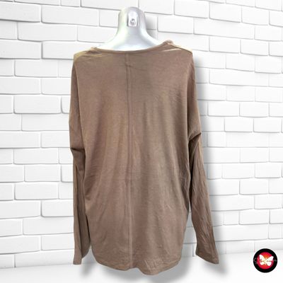 **HOY** Camiseta de manga larga ZARA color Marrón Talla L