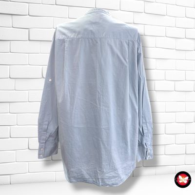 **HOY** Camisa cuello mao de manga larga HUGO BOSS color Celeste Talla 40