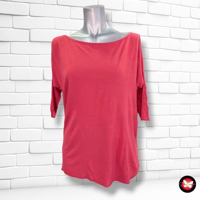 **HOY** Camiseta corte mariposa STRADIVARIUS color Rojo Talla XS